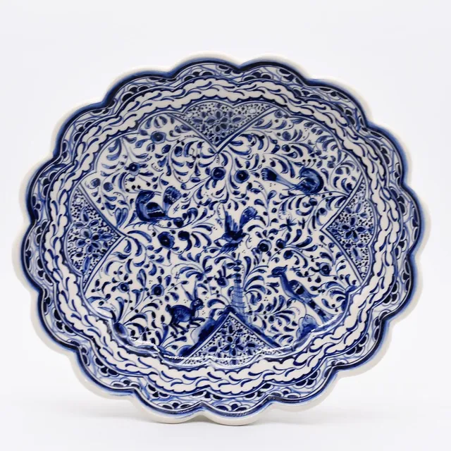 luisa-paix-o-coimbra-saladier-c-ramique-bleu-30-cm image 1