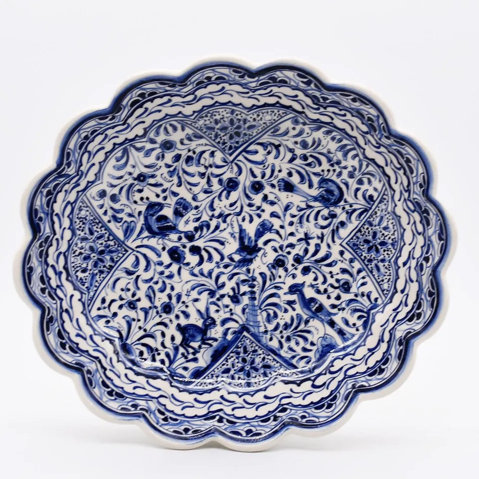 luisa-paix-o-coimbra-saladier-c-ramique-bleu-30-cm image 1
