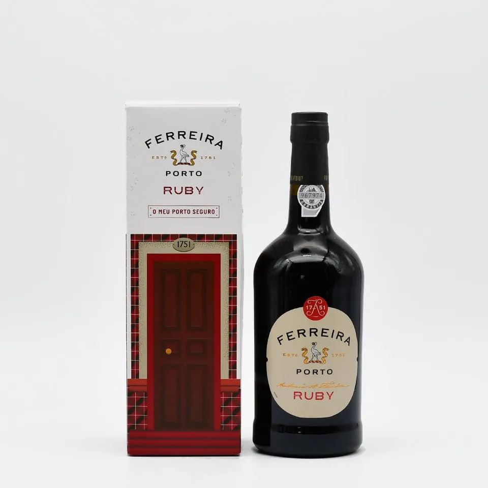 ferreira-porto-ruby-rouge-vin-doux-75cl-fruits-secs image 1