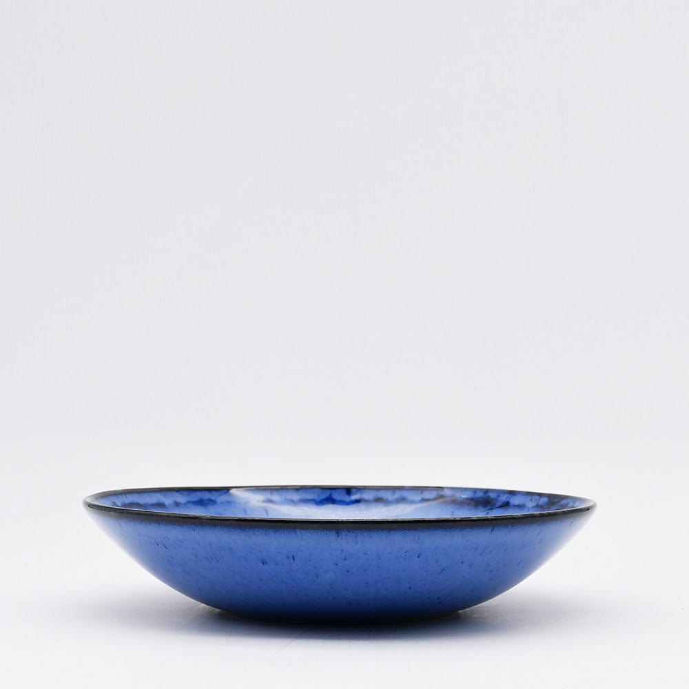 luisa-paix-o-amazonia-assiette-creuse-gr-s-bleue-22-cm image 1
