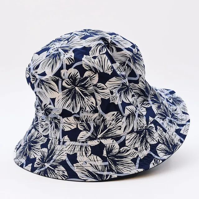 luisa-paix-o-bob-r-versible-coton-bleu-chapeau-m-56-57 image 1