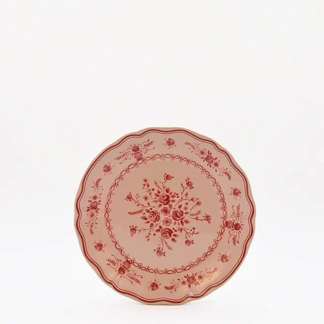 luisa-paix-o-vila-assiette-dessert-21-cm-rose-gr-s-fin image 1