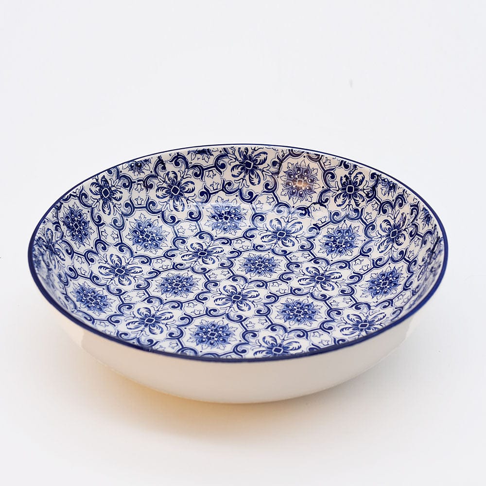 luisa-paix-o-padr-o-assiette-creuse-c-ramique-bleu-19-cm image 2