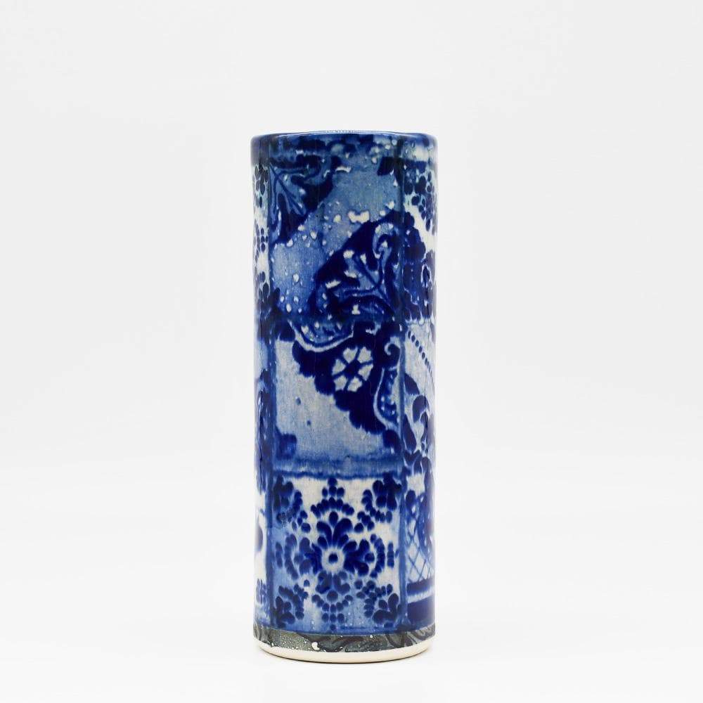 luisa-paix-o-lisboa-vase-en-gr-s-cylindrique-25-cm-azulejos image 1