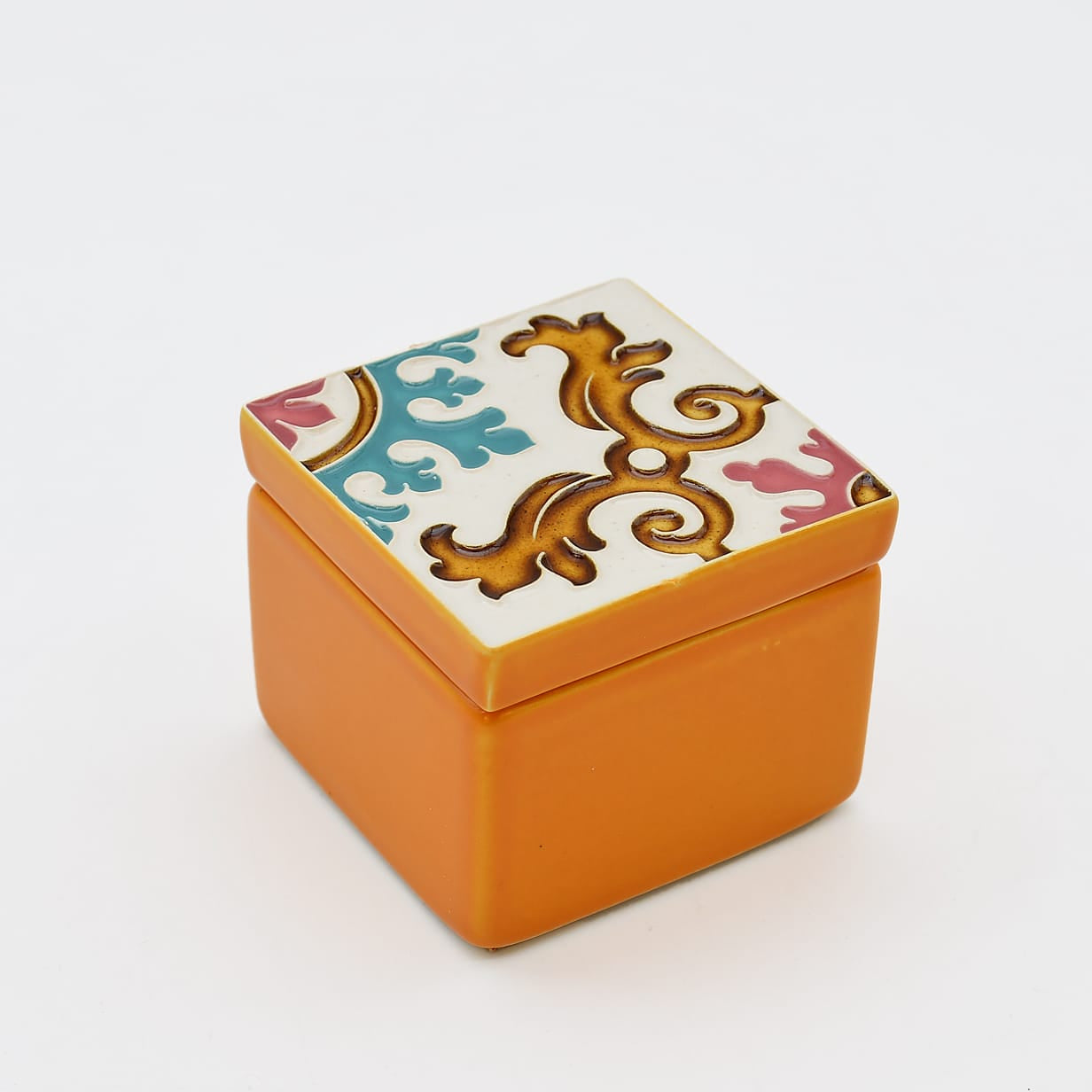 luisa-paix-o-azulejos-bo-te-c-ramique-orange-6x6cm image 5