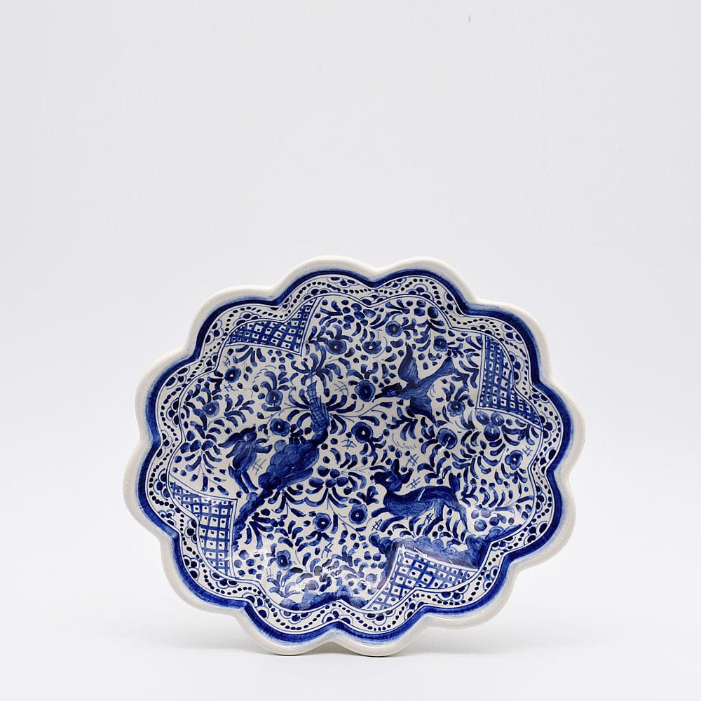 luisa-paix-o-vaisselle-portugaise-saladier-coimbra-24cm-bleu image 1