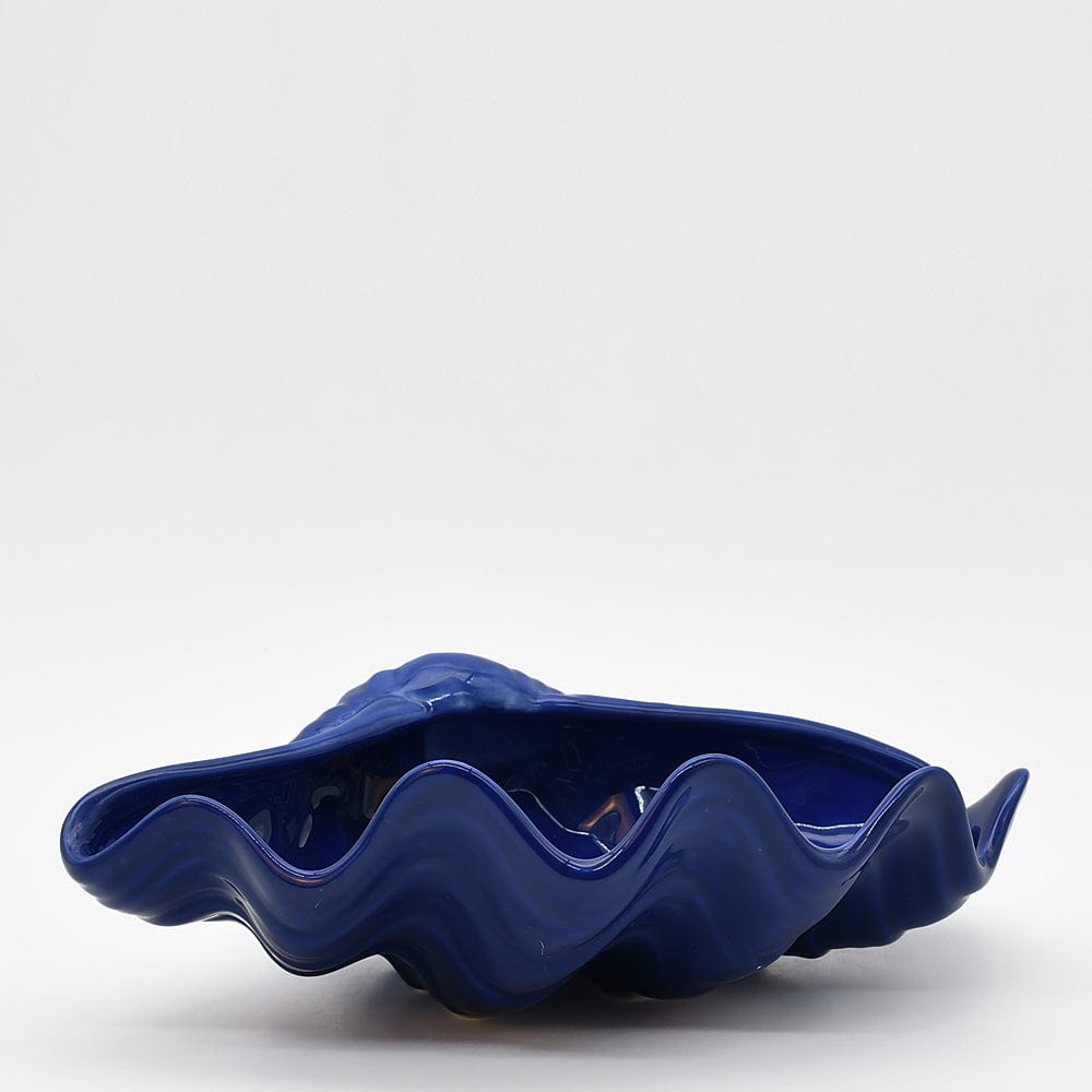 luisa-paix-o-d-coration-coquillage-coupe-c-ramique-bleu-cobalt-28-cm image 1