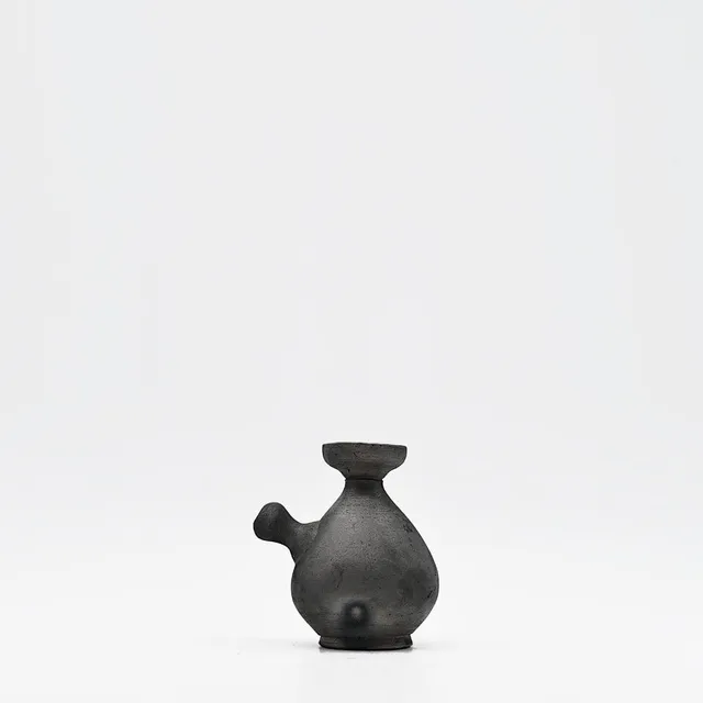 luisa-paix-o-bisalh-es-pot-terre-cuite-noire-9cm image 1