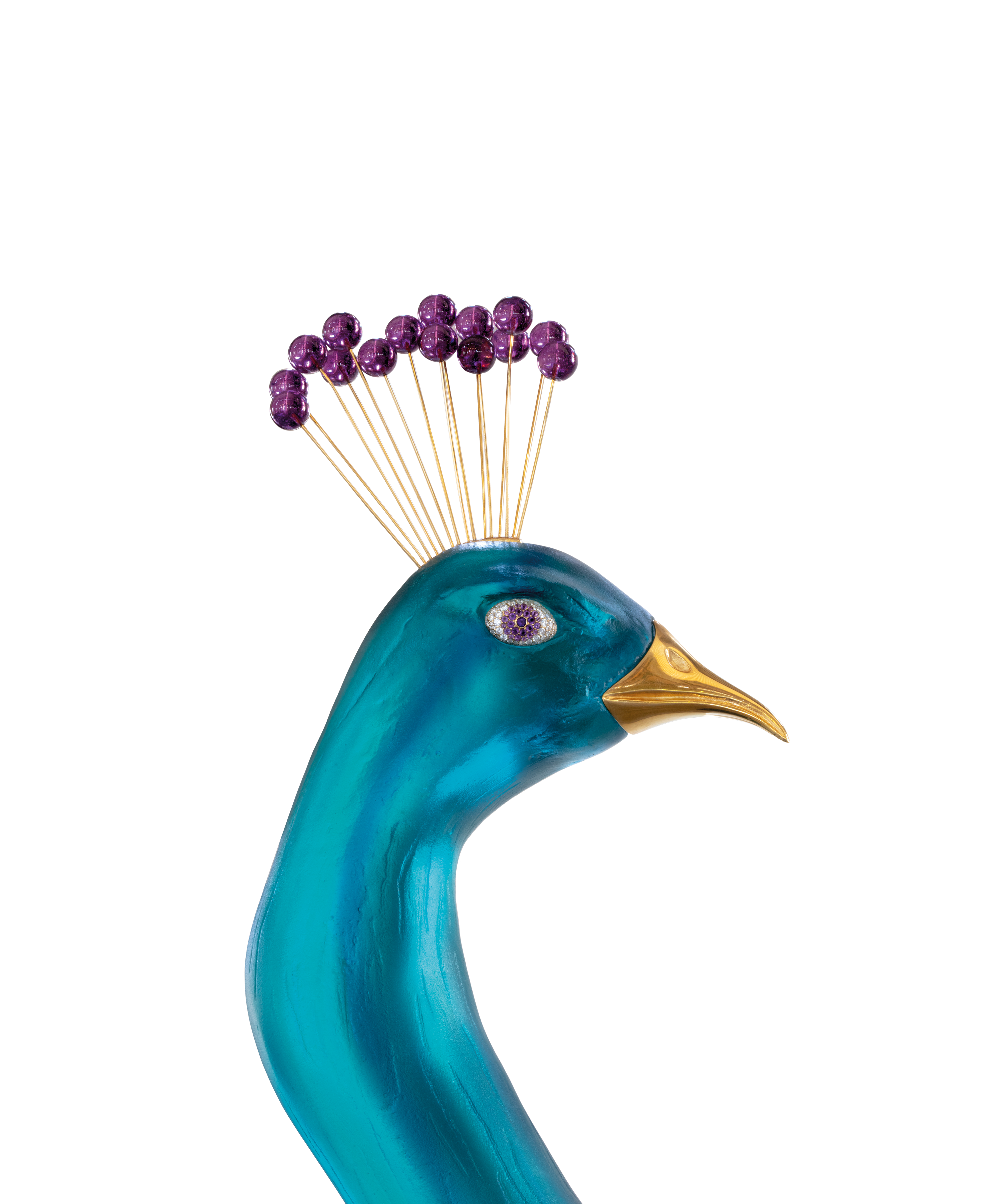 daum-univers-animalier-paon-tropical-sculpture-8-ex-van-der-knoop image 5