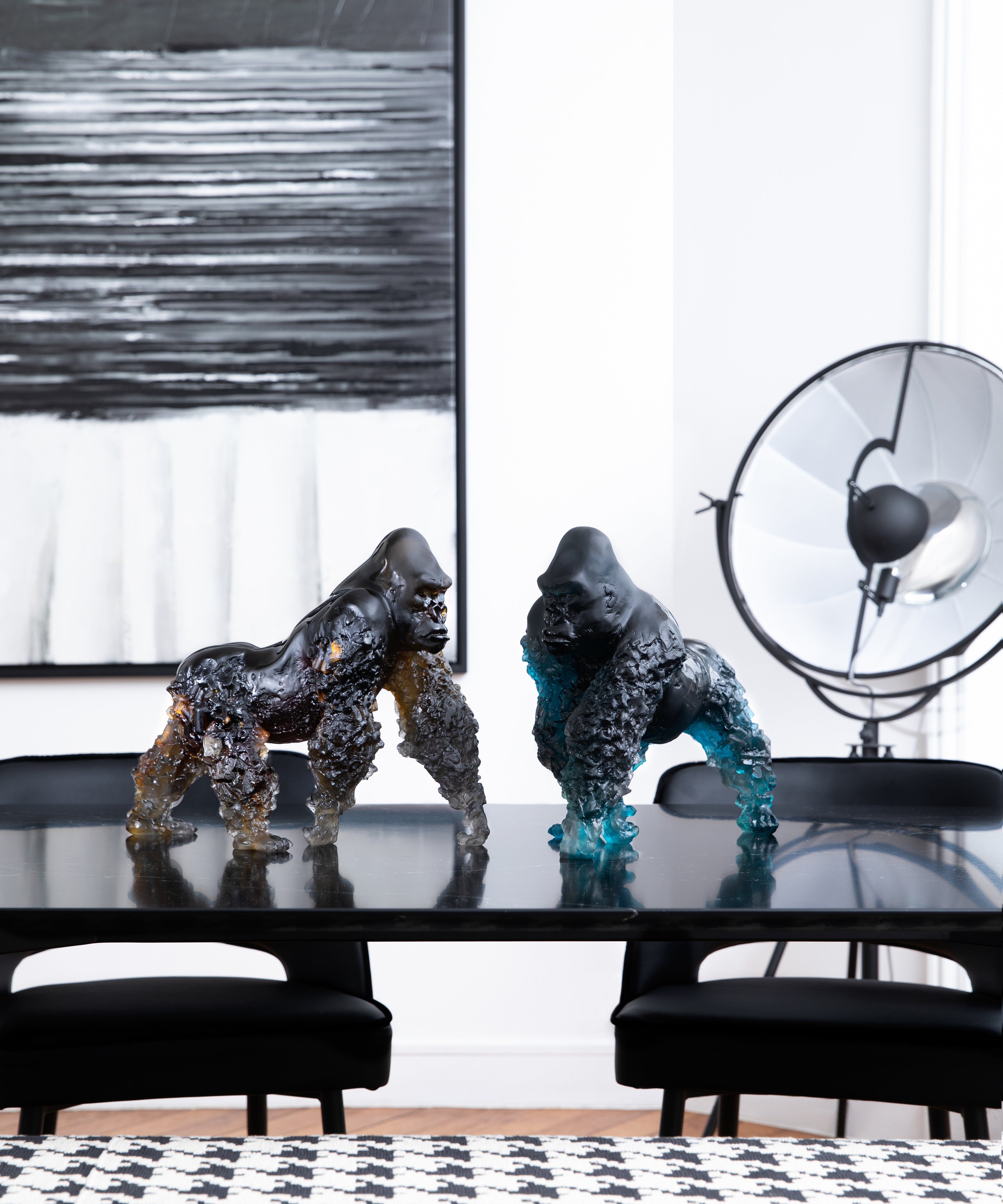 daum-gorille-dos-argent-ambre-gris-sculpture-125ex image 3