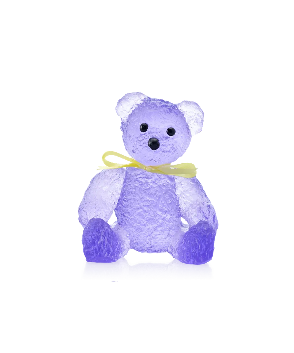 daum-art-cristal-doudours-violet-serge-mansau-sculpture-p-te-de-verre-375-ex image 1