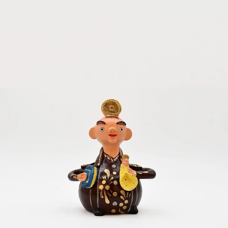 luisa-paix-o-s-o-antonio-17cm-statuette-c-ramique-artisanale image 1