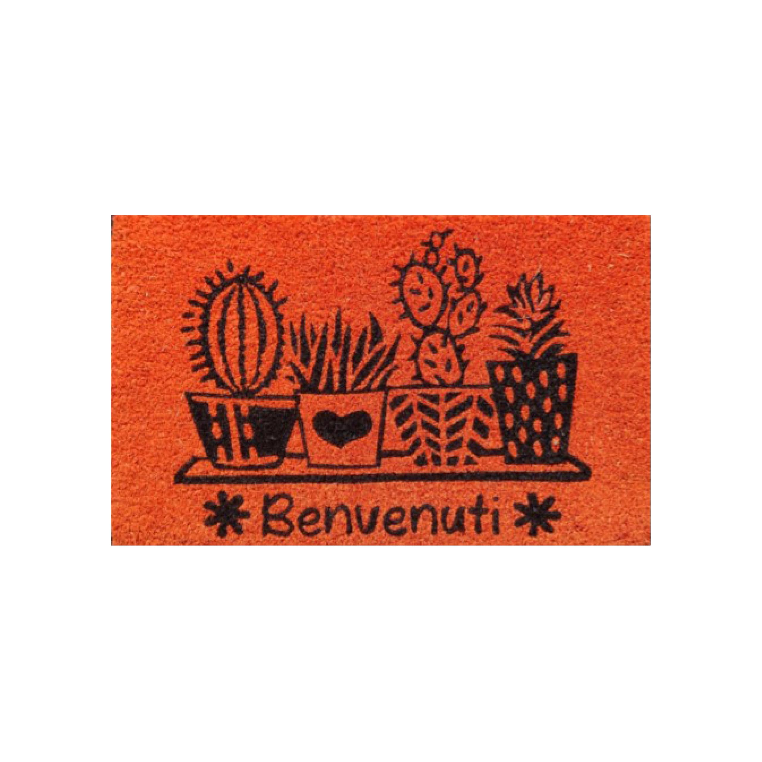 baroni-home-tessile-casa-paillasson-coco-60x38-cm-orange-antiderapant image 1