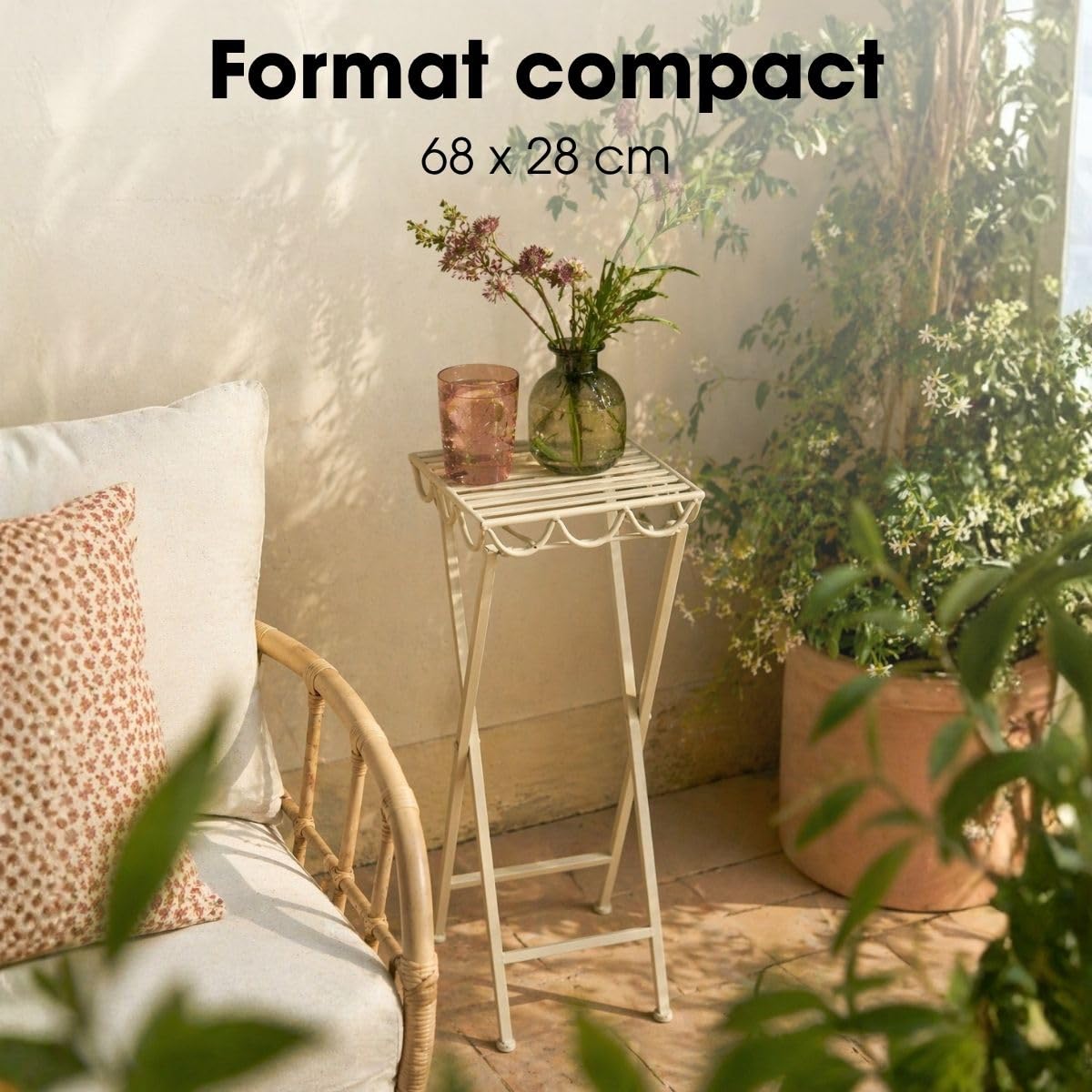 mica-decorations-rosalie-table-plantes-blanc-cass-68x28-pliable image 4
