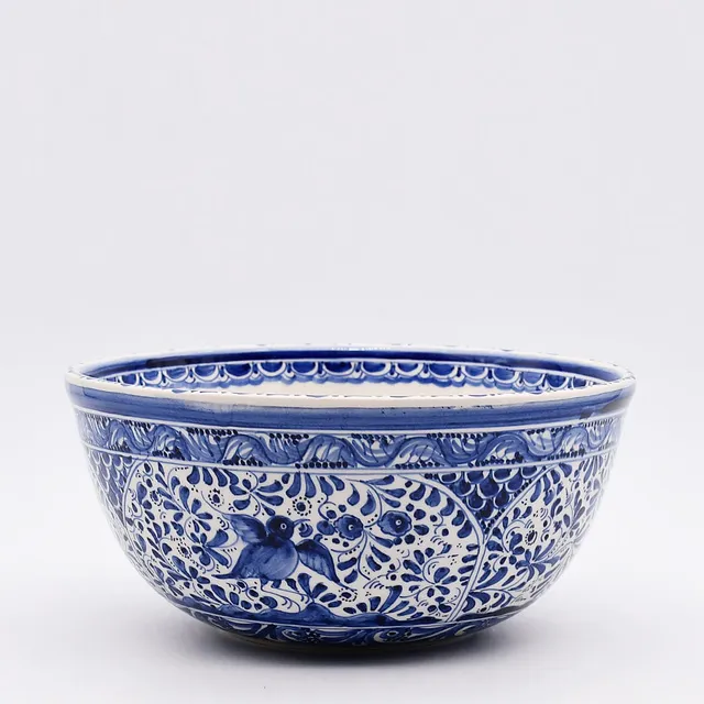 luisa-paix-o-saladier-coimbra-c-ramique-28cm-bleu image 1