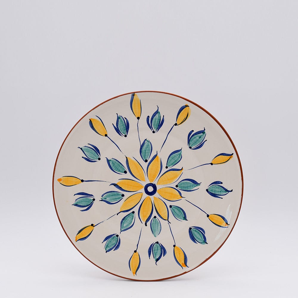 luisa-paix-o-vaisselle-portugaise-assiette-terre-cuite-23-cm-jaune image 1