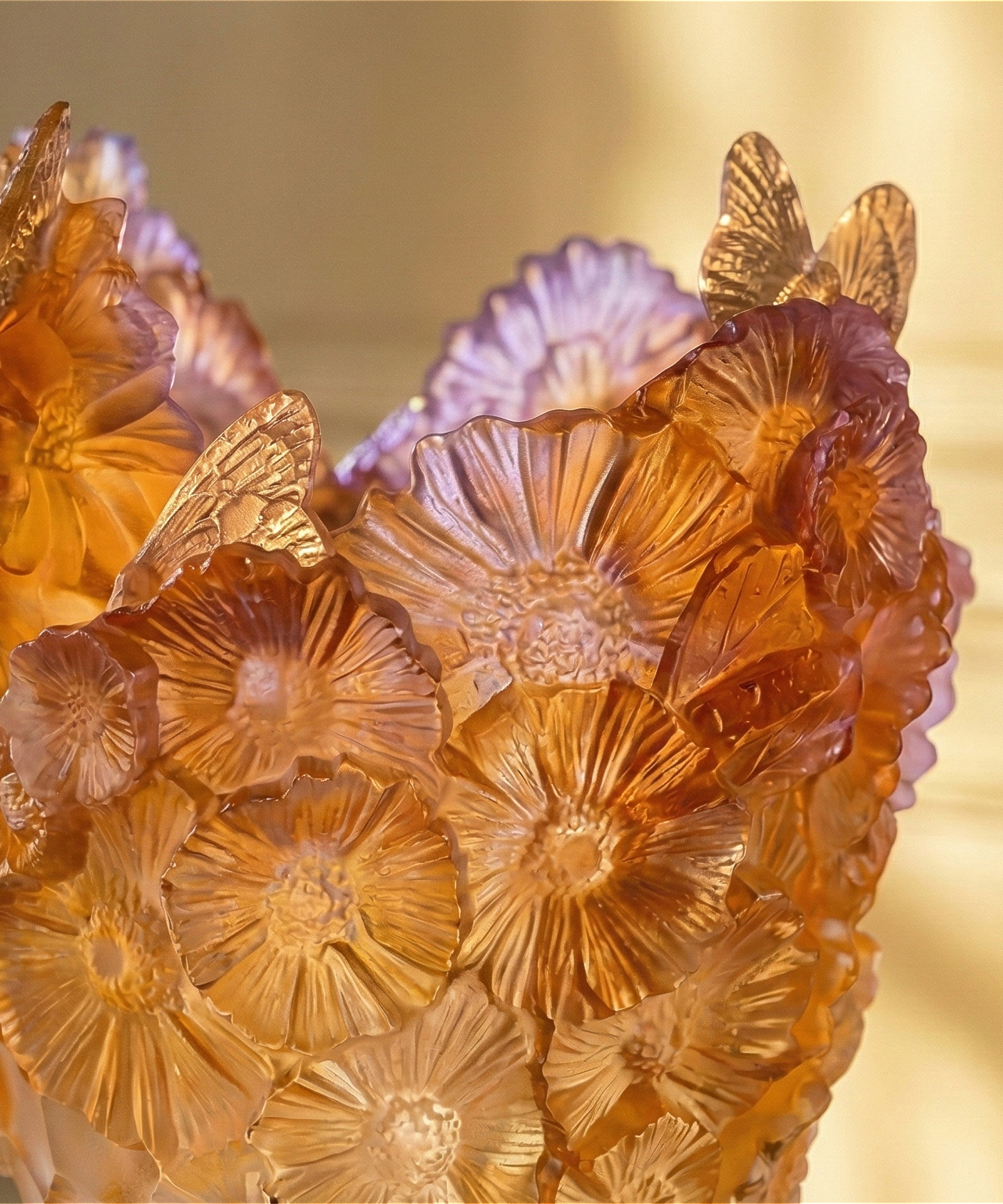 daum-or-d-abeille-vase-grand-mod-le-feuille-d-or-125ex image 3