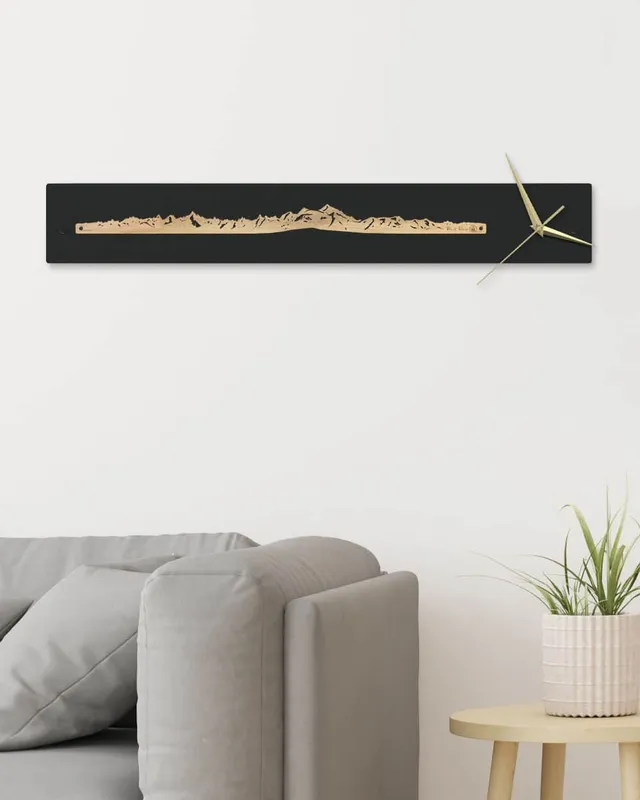 je-suis-art-mont-blanc-horloge-murale-bois-m-tal image 1