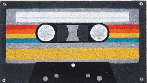 baroni-home-tessile-casa-paillasson-coco-70x40-cm-musique-cassette image 2