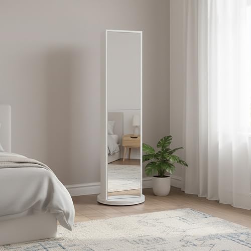 baroni-home-specchi-colonne-miroir-pivotante-360-blanc-169cm image 8
