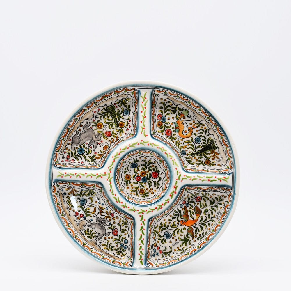 luisa-paix-o-plat-ap-ritif-c-ramique-coimbra-26-cm-5-cases image 1
