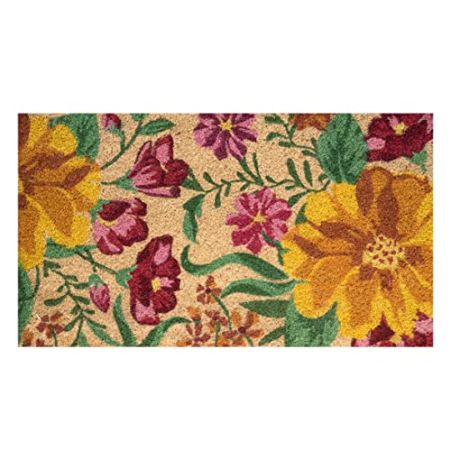 baroni-home-tessile-casa-paillasson-coco-fleurs-jaunes-70x40-cm image 4