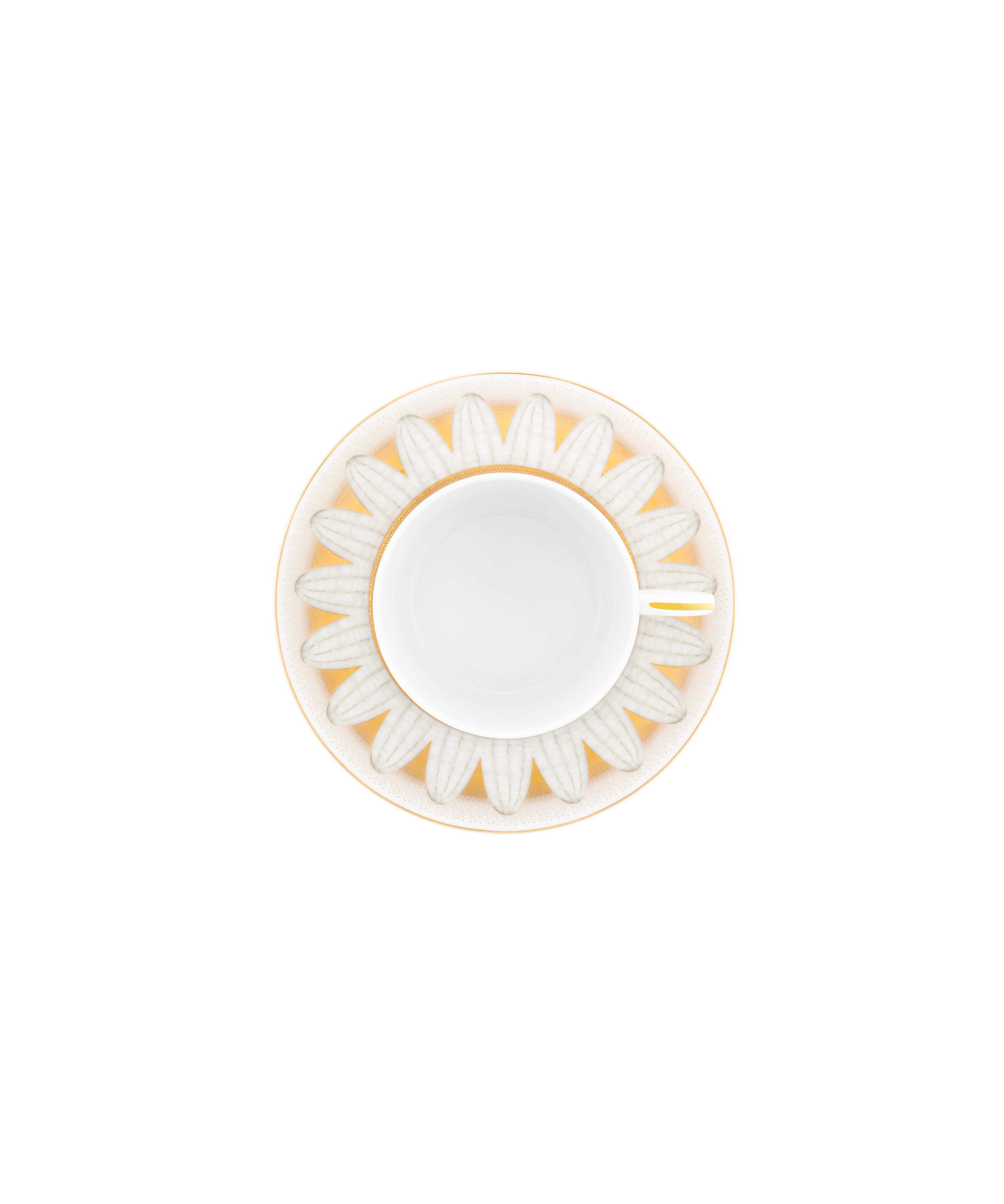 daum-art-de-la-table-or-d-abeille-2-tasses-th-porcelaine image 2
