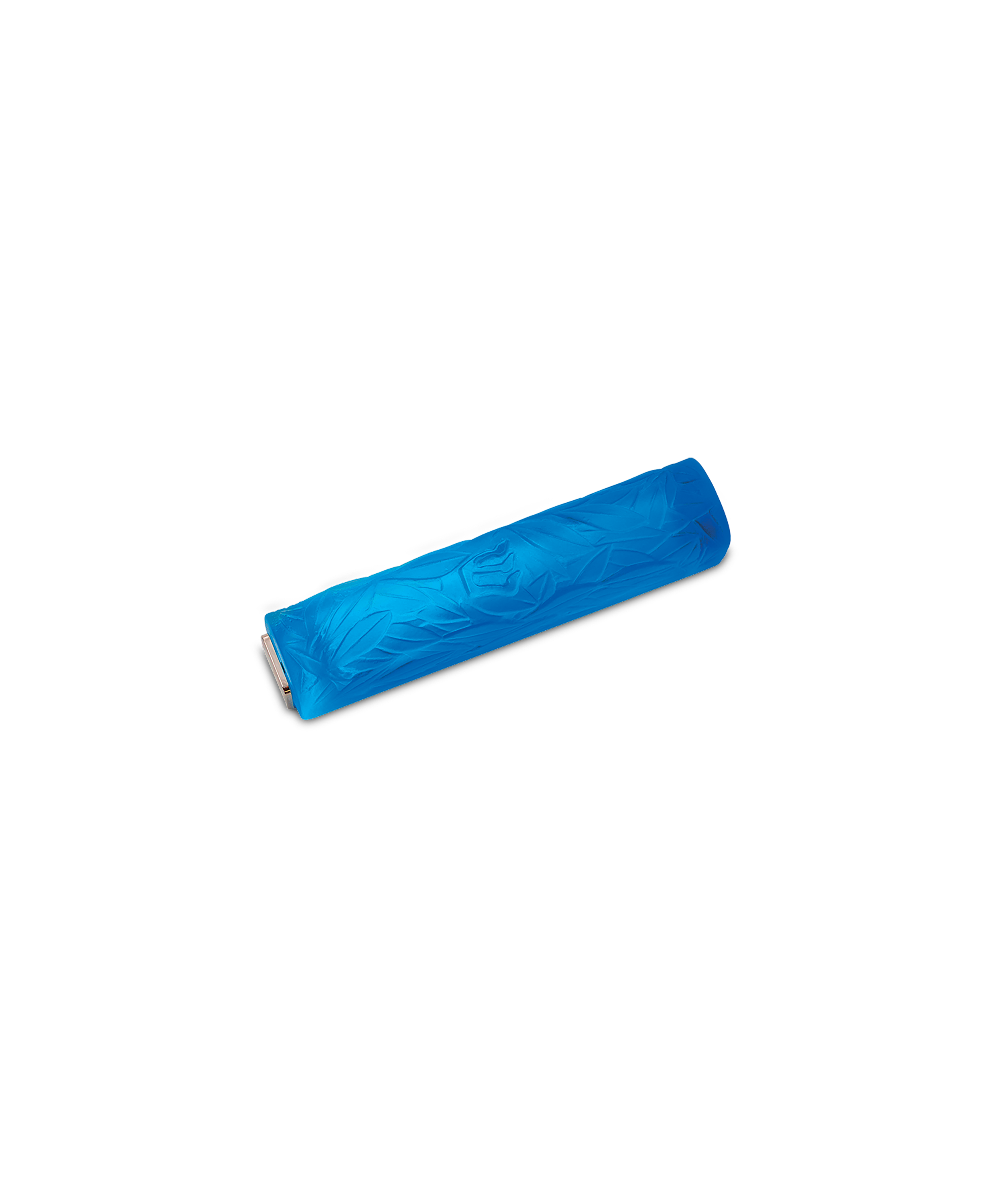 daum-mezuzah-feuille-olivier-bleue-cristal image 1