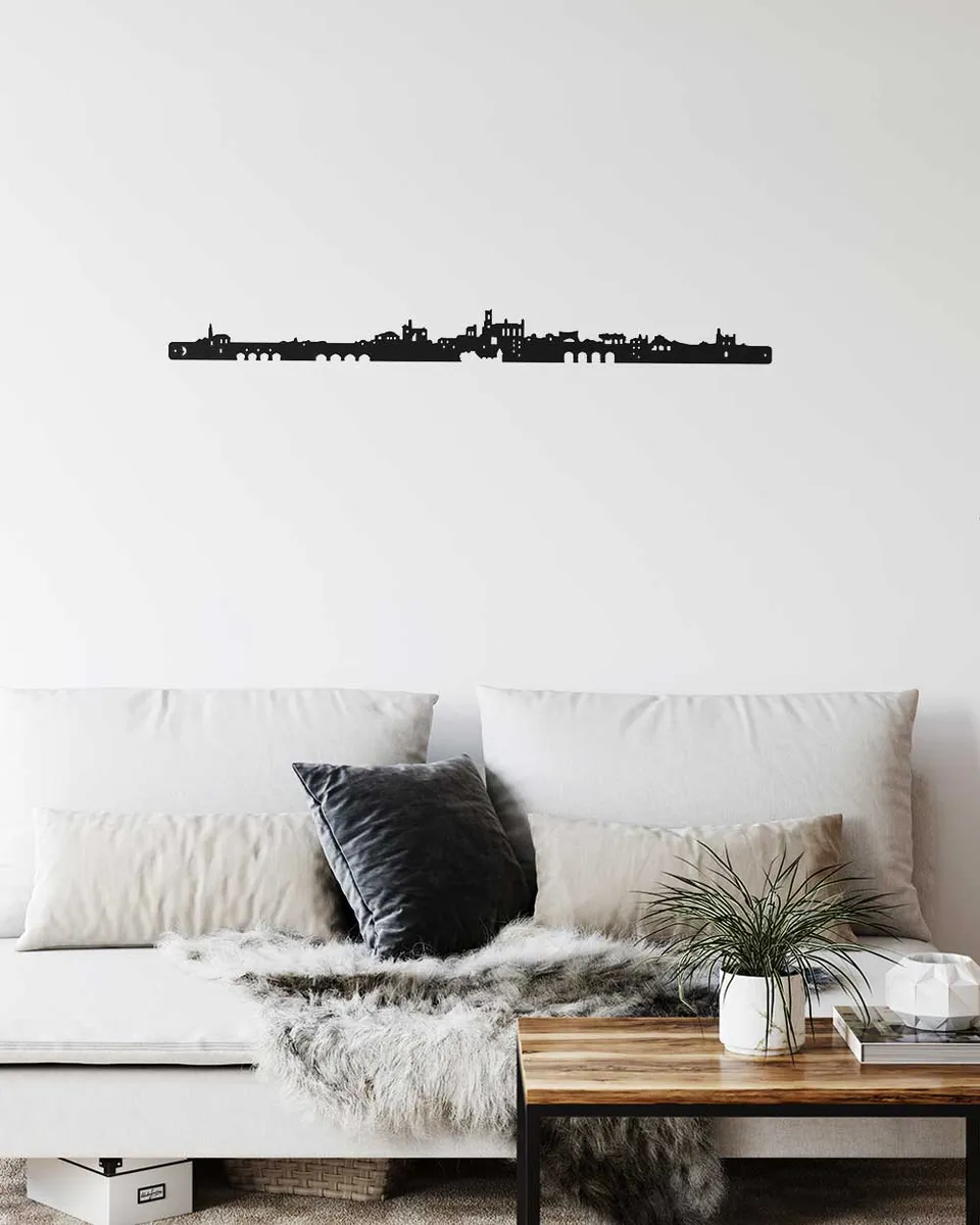 je-suis-art-skyline-albi-silhouette-murale-m-tal image 1