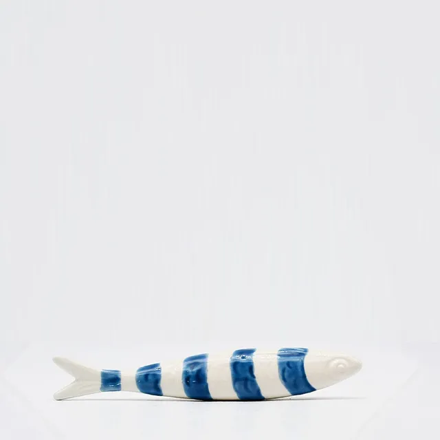 luisa-paix-o-sardine-ray-e-caldas-c-ramique-blanc-bleu-19cm image 1
