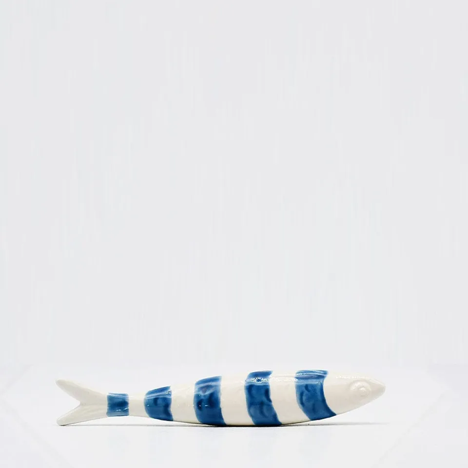 luisa-paix-o-sardine-ray-e-caldas-c-ramique-blanc-bleu-19cm image 1