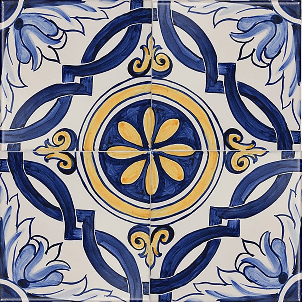 luisa-paix-o-azulejos-padr-o-carreau-14x14cm-peint-main-2 image 2