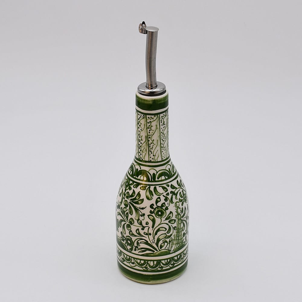 luisa-paix-o-vaisselle-portugaise-carafe-huile-verte-17cm image 3