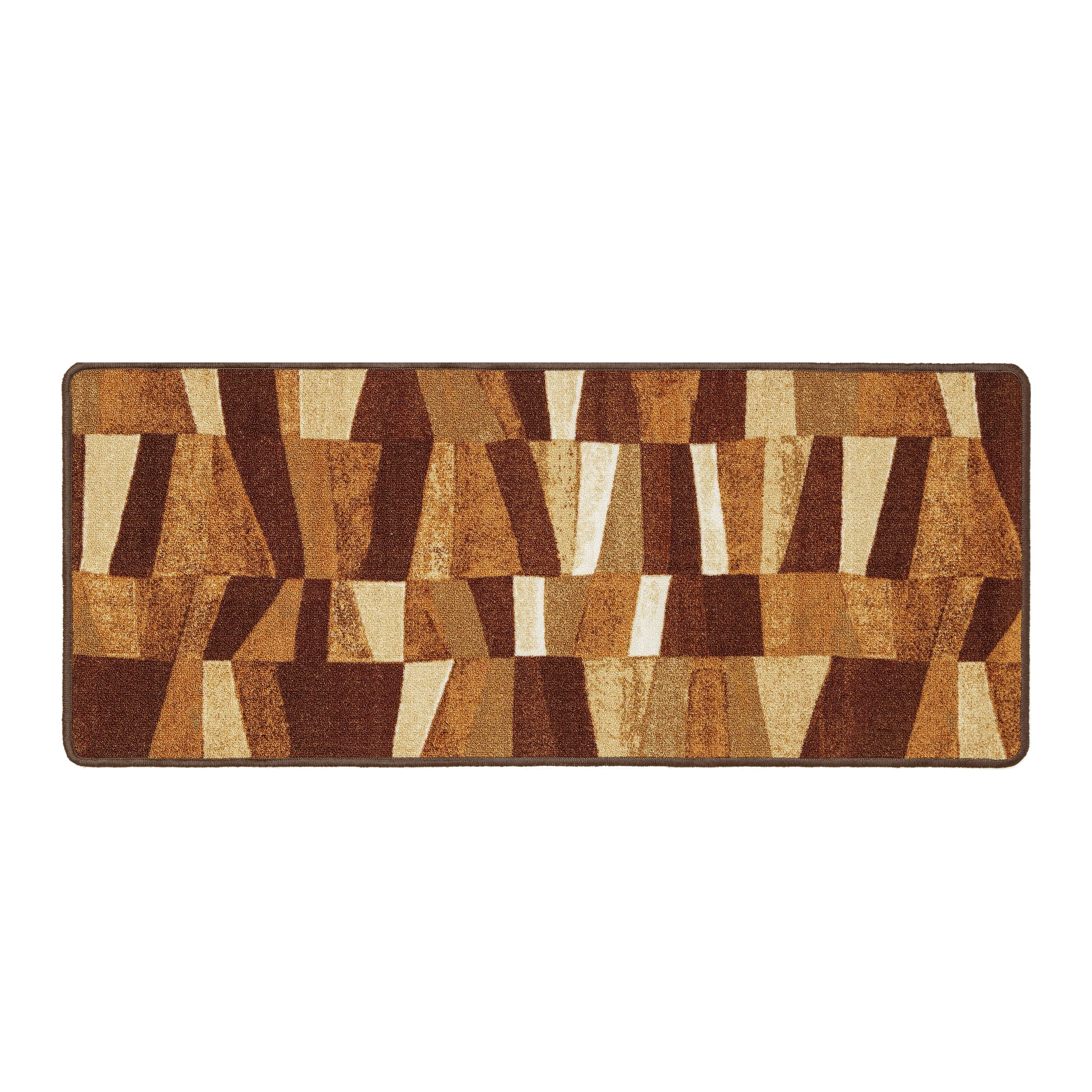 baroni-home-cucina-tapis-cuisine-57x140-cm-marron-g-om-trique image 1