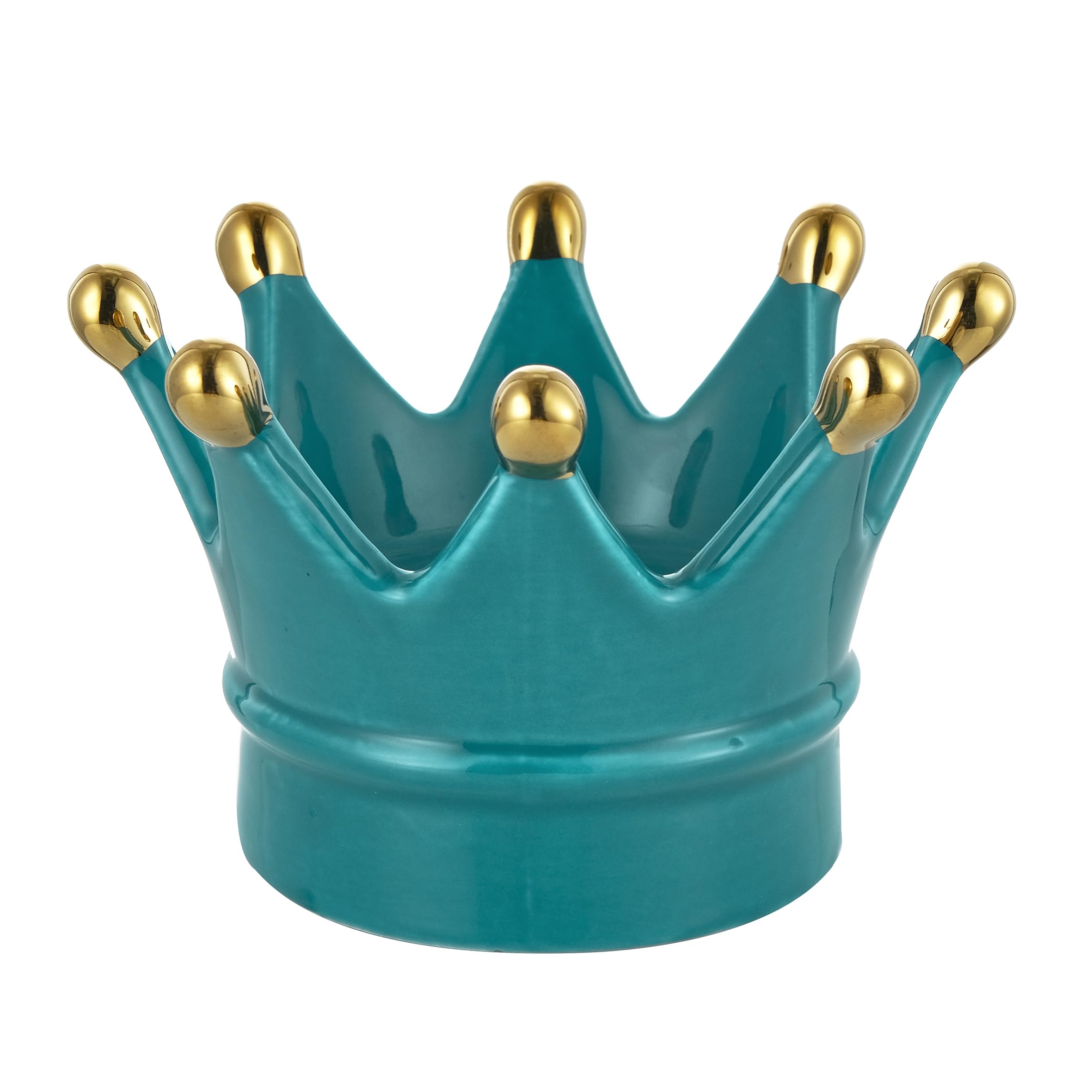baroni-home-decorazioni-couronne-porcelaine-verte-15x15x10-cm image 7