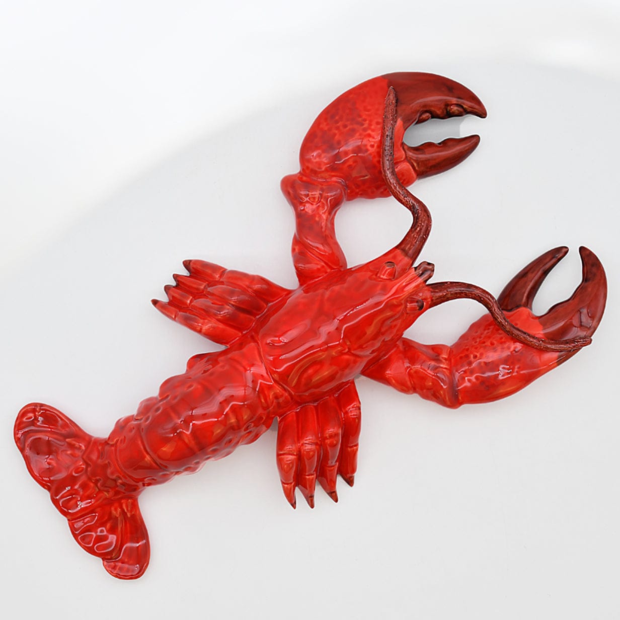 luisa-paix-o-homard-d-coratif-c-ramique-rouge-38-cm image 1