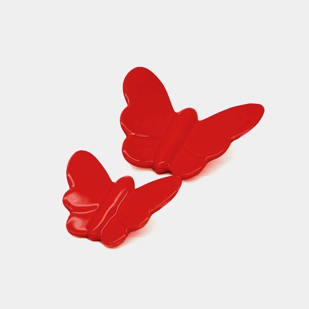 luisa-paix-o-papillon-rouge-c-ramique-d-co-murale-14x12cm image 3