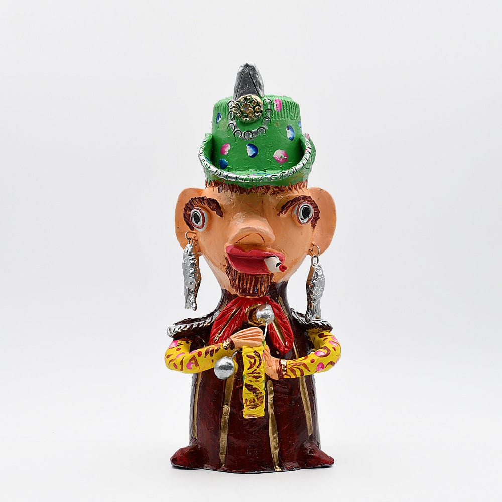 j-lia-c-ta-homme-tambour-statuette-c-ramique-40-cm image 2