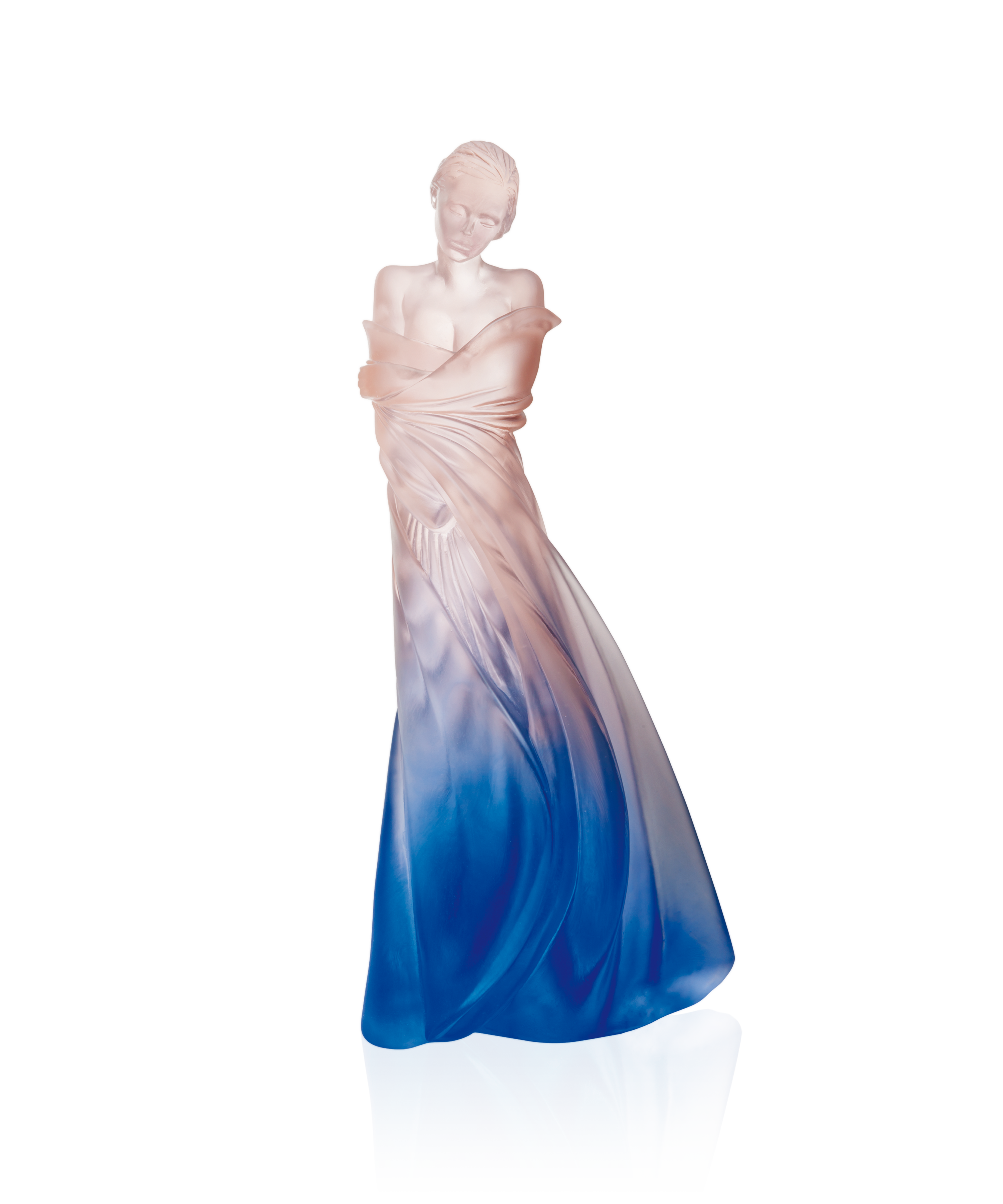 daum-l-hiver-en-soi-deville-chabrolle-sculpture-bleu-rose image 1