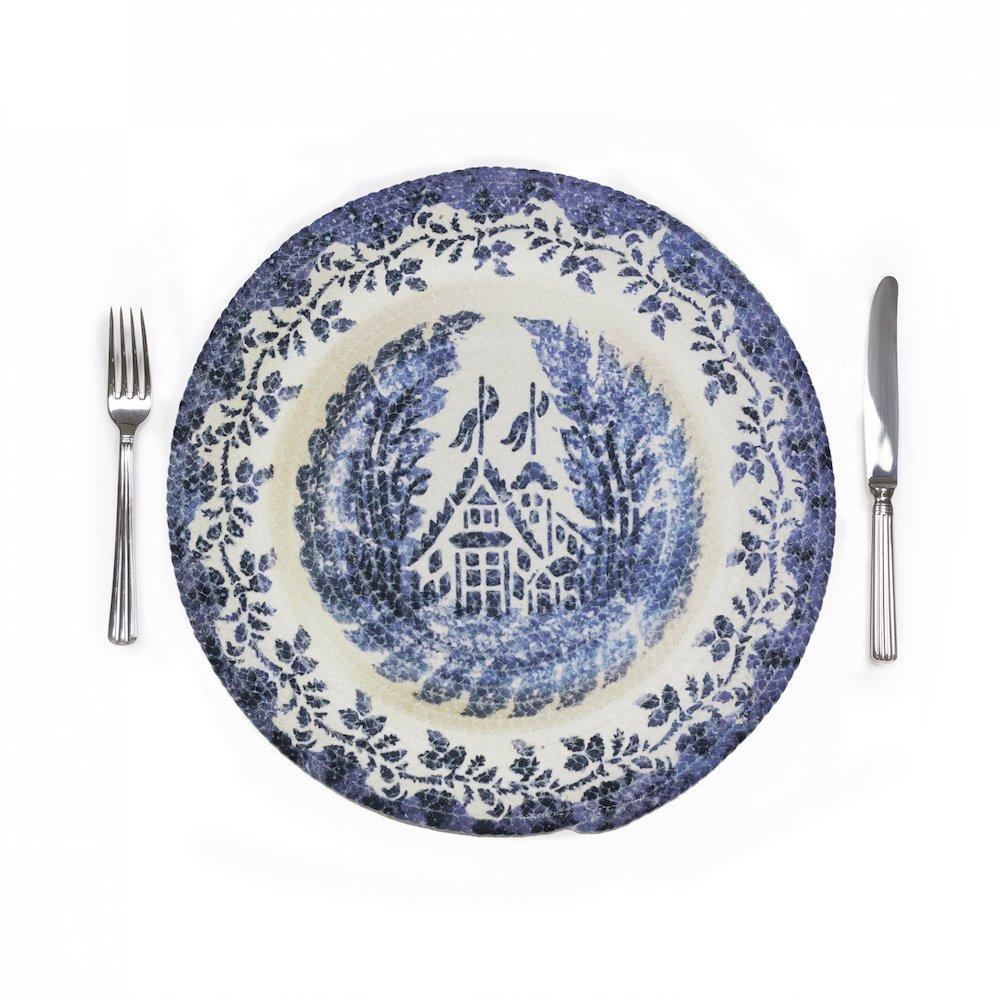 luisa-paix-o-sacav-m-set-de-table-bleu-40cm-recycl image 1