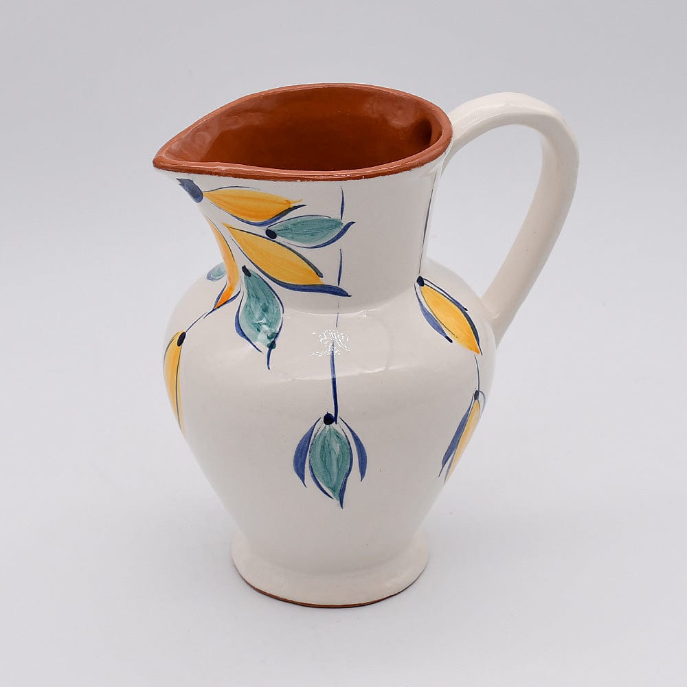 luisa-paix-o-carafe-terre-cuite-jaune-1l-artisanale image 2