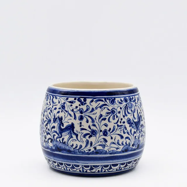 luisa-paix-o-vaisselle-portugaise-pot-coimbra-bleu-12-cm image 1