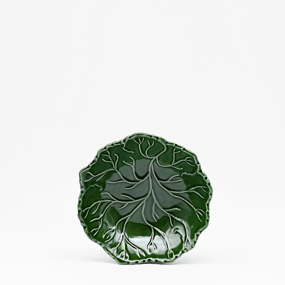 luisa-paix-o-vaisselle-bol-c-ramique-folha-vert-17cm image 1