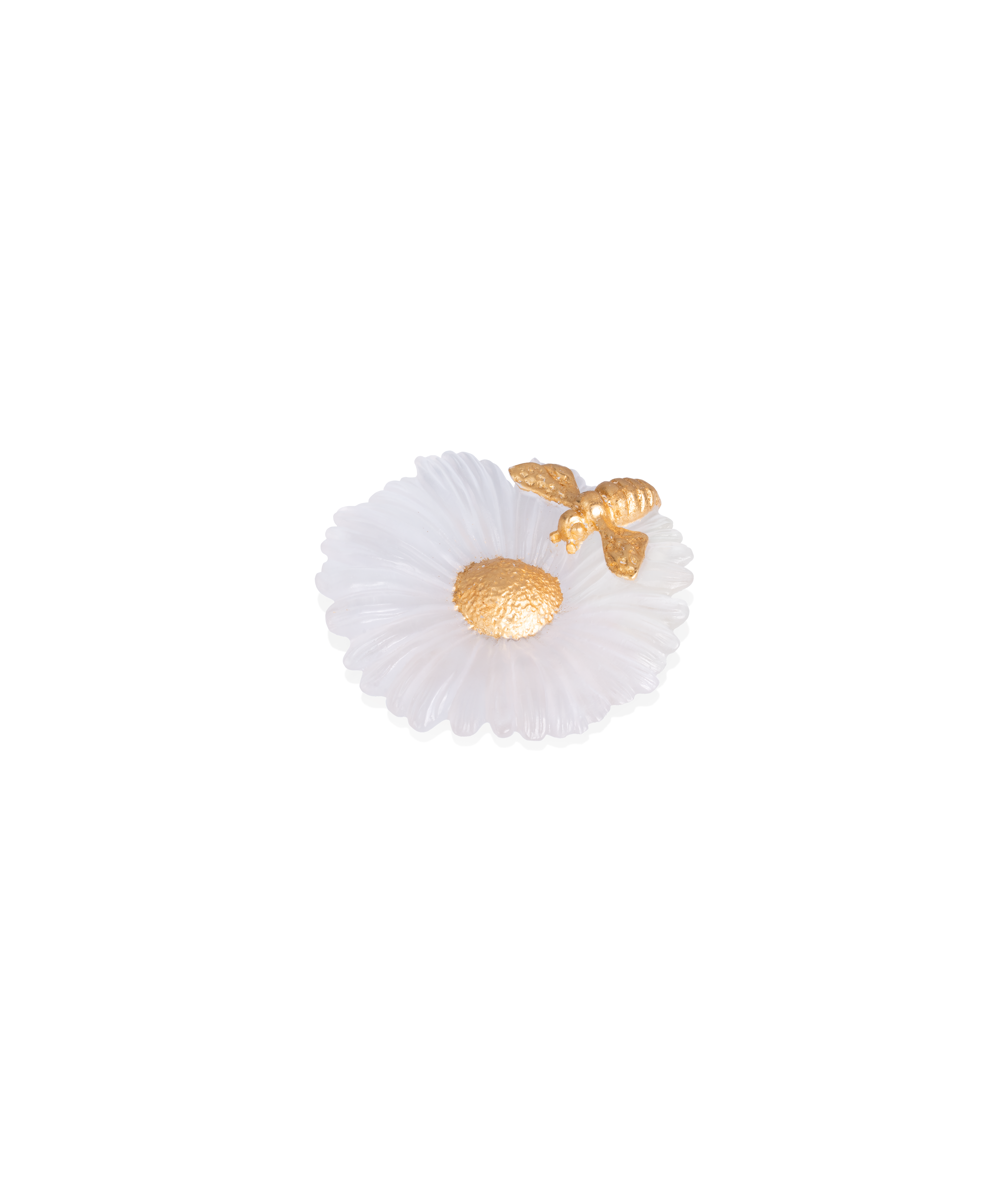 daum-or-d-abeille-fleur-d-corative-feuille-d-or image 1