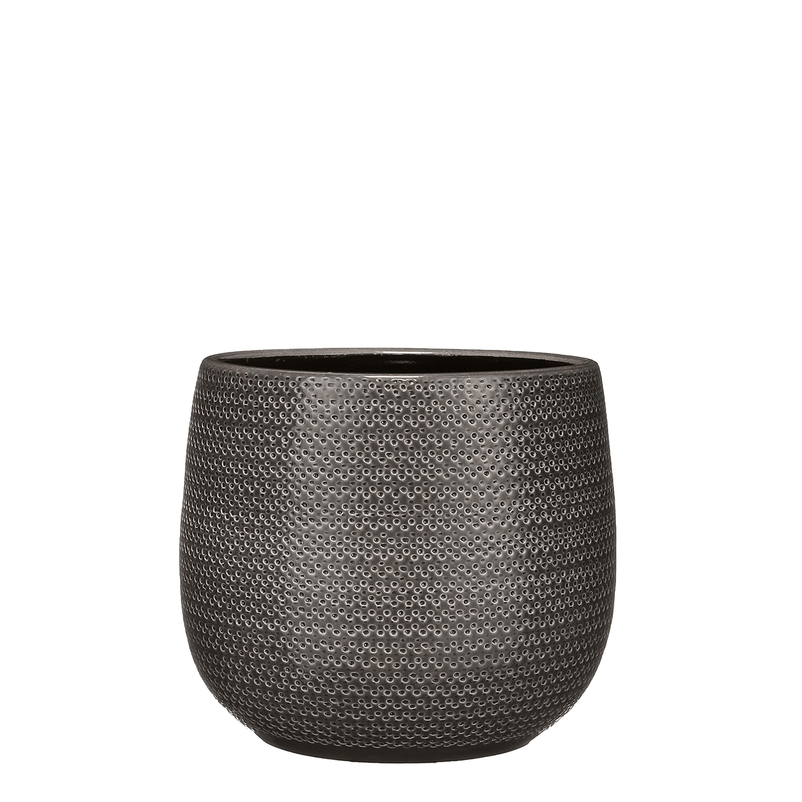 mica-decorations-gabriel-cache-pot-c-ramique-gris-25-cm-h-20-cm image 1