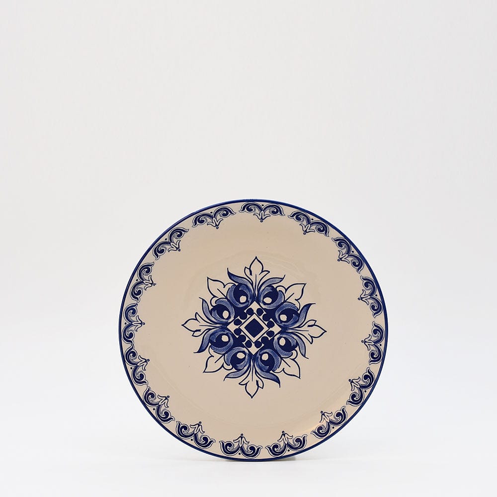 luisa-paix-o-bras-o-assiette-c-ramique-bleue-20cm image 1