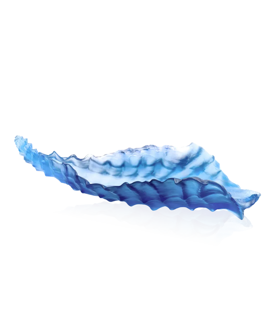 daum-d-coration-cristal-mer-de-corail-centre-de-table-corail image 1