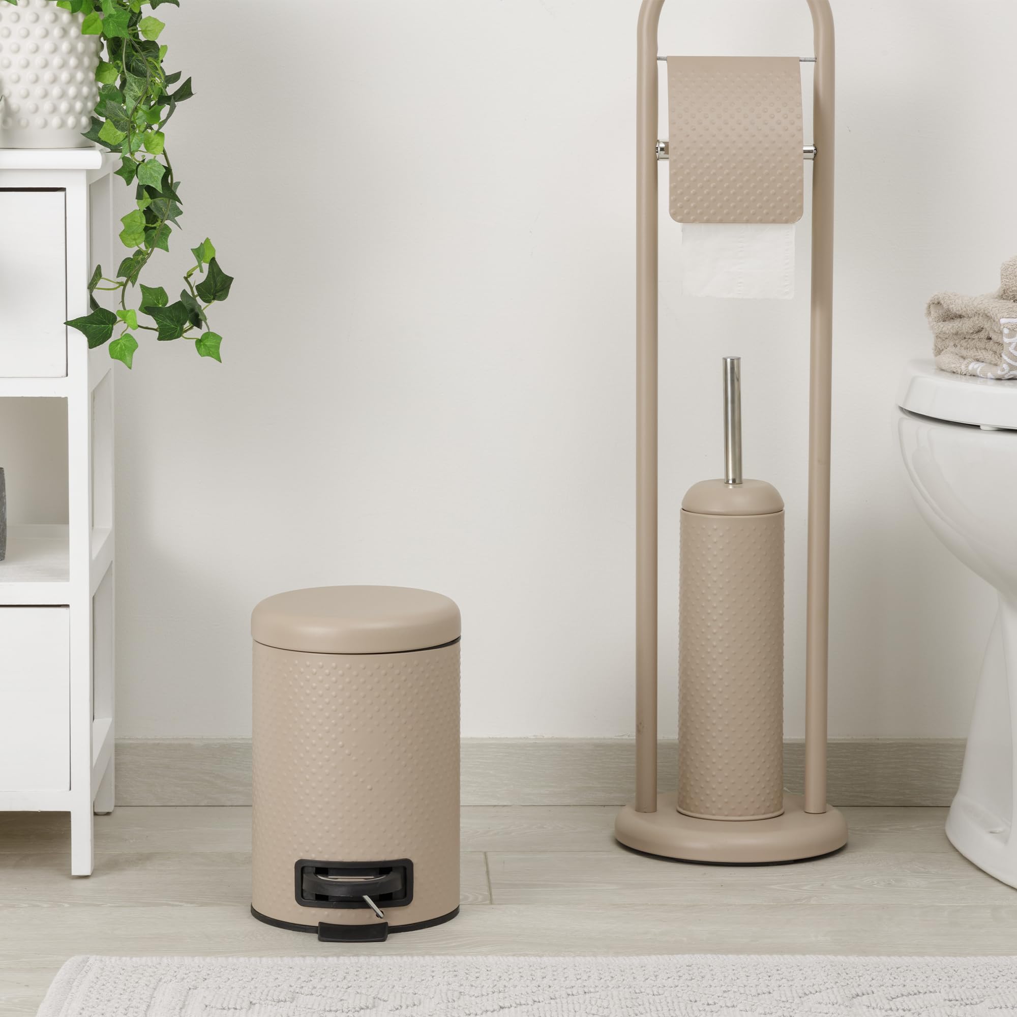 baroni-home-cestineria-poubelle-salle-de-bain-p-dale-taupe-17x21x25-cm-acier image 2