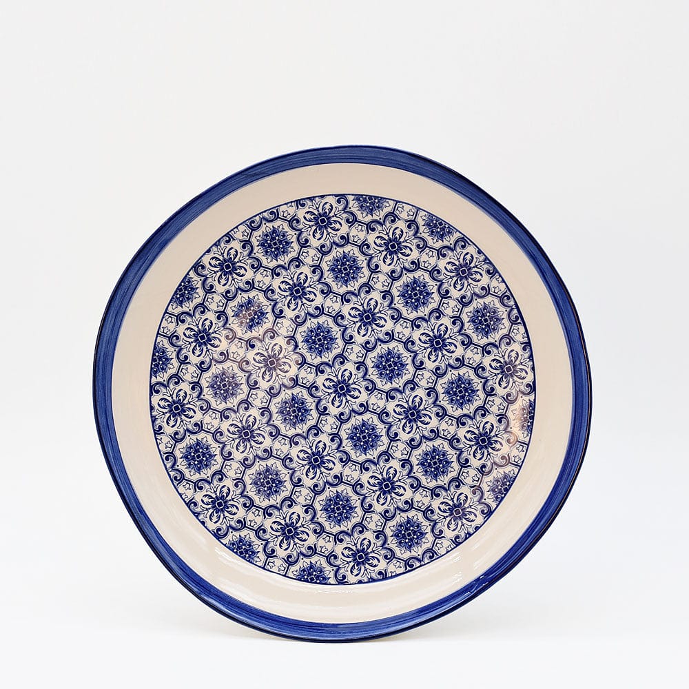 luisa-paix-o-vaisselle-portugaise-assiette-padr-o-27cm-bleu image 1