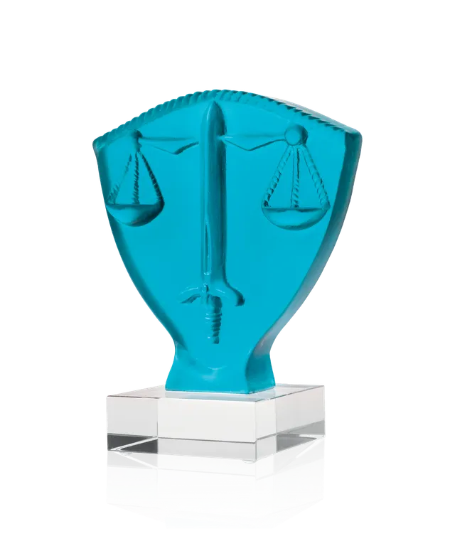 daum-art-cristal-symbole-justice-objet-d-coration-cristal image 1